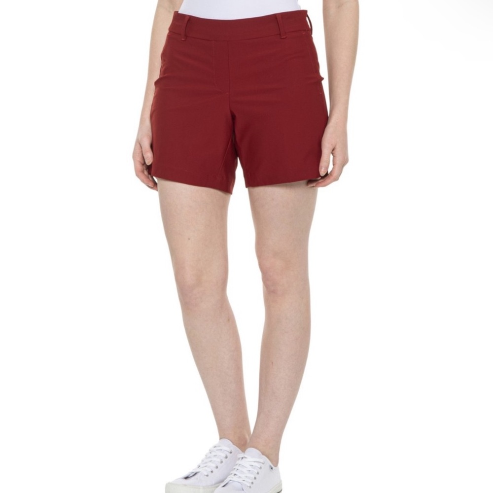 Spanx Sunshine Shorts - 6" UPF 50+ Dark Cherry Size Small